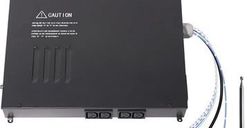 Infrared sauna power supply control box with heater outlet sockets and wiring